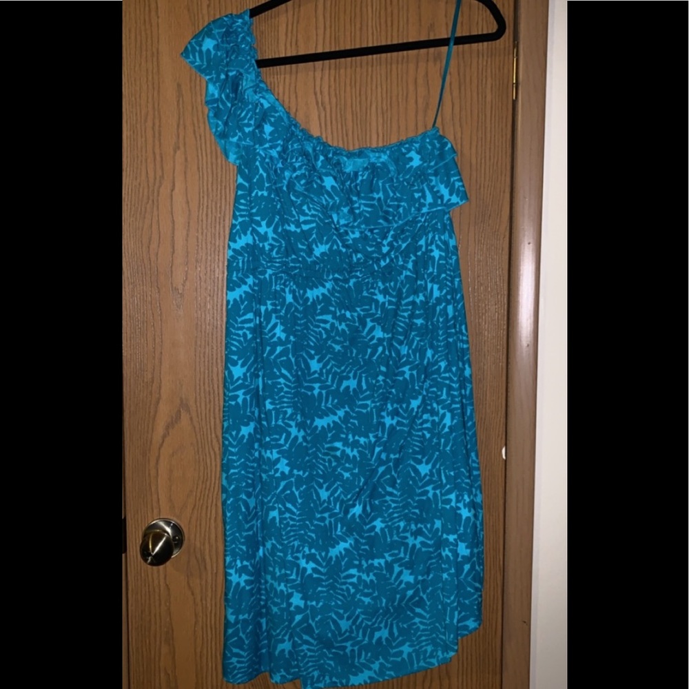 Lane Bryant one shoulder dress